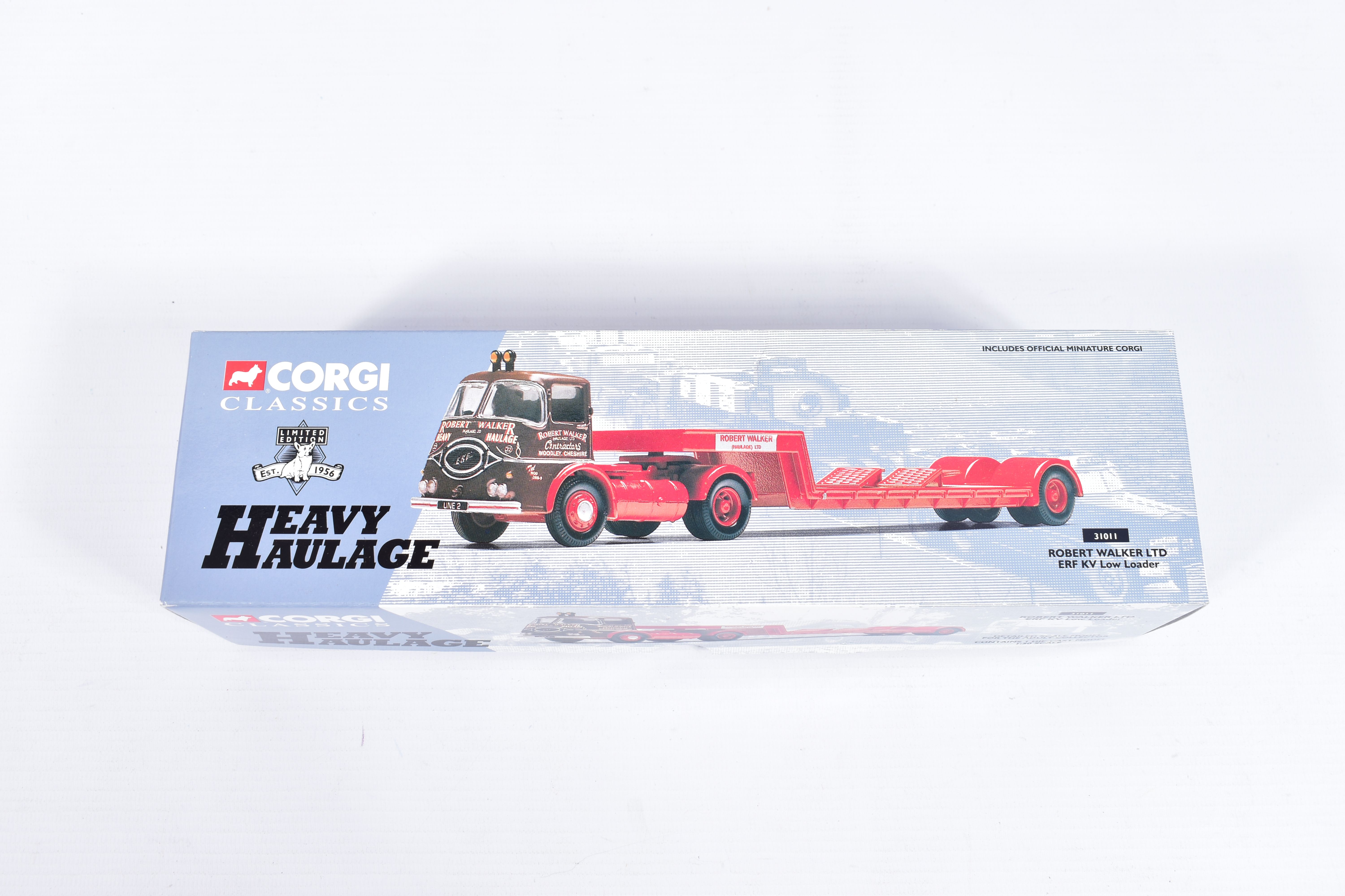 FIVE BOXED CORGI CLASSICS HEAVY HAULAGE MODELS, catalogue numbers 12801, 13501 (missing mirrors) - Bild 5 aus 9