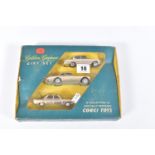 A BOXED CORGI TOYS GOLDEN GUINEA GIFT SET, No.20, complete with correct three gold plated cars,