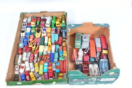 A QUANTITY OF UNBOXED AND ASSORTED PLAYWORN DIECAST VEHICLES, to include Corgi Toys Green Hornet's