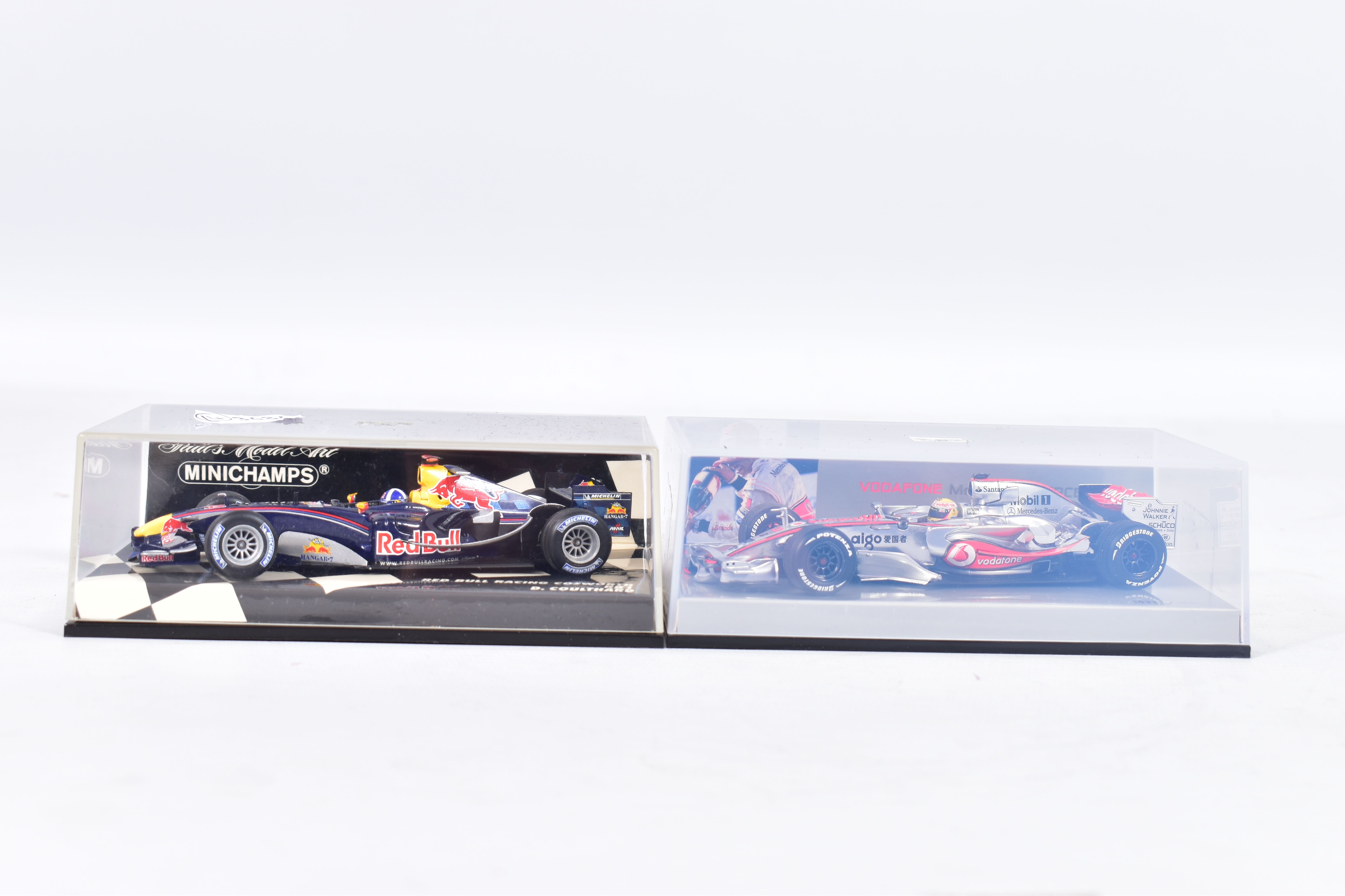 TEN BOXED ASSORTED PAUL'S MODEL ART MINICHAMPS 1:43 SCALE DIECAST F1 RACING CAR MODELS, all are - Image 4 of 6