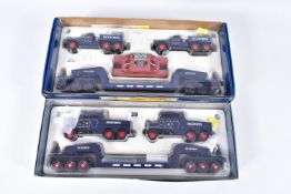 TWO BOXED CORGI CLASSICS PICKFORDS HEAVY HAULAGE SETS, two Scammell Constructors and 24 Wheel Low