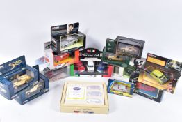 A QUANTITY OF ASSORTED BOXED CORGI CLASSICS MAINLY FILM & T.V. RELATED CAR MODELS, to include The
