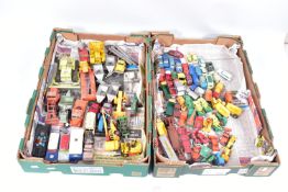 A QUANTITY OF UNBOXED AND ASSORTED PLAYWORN DIECAST VEHICLES, to include Matchbox Jaguar XK140, No.