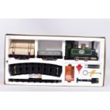 A BOXED MAMOD LIVE STEAM RAILWAY SET, No.RS1, not tested, appears largely complete with green SL1