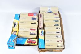 A QUANTITY OF BOXED CORGI CLASSICS BUS AND COACH MODELS, assorted types all complete with limited