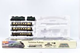 A BOXED HORNBY RAILWAYS OO GAUGE YORKSHIRE PULLMAN TRAIN SET, No.R1136, comprising A4 class