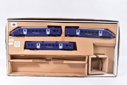 A BOXED HORNBY RAILWAYS OO GAUGE BLUE RAPIER TRAIN SET, No.R1139, comprising class 395 Javelin power