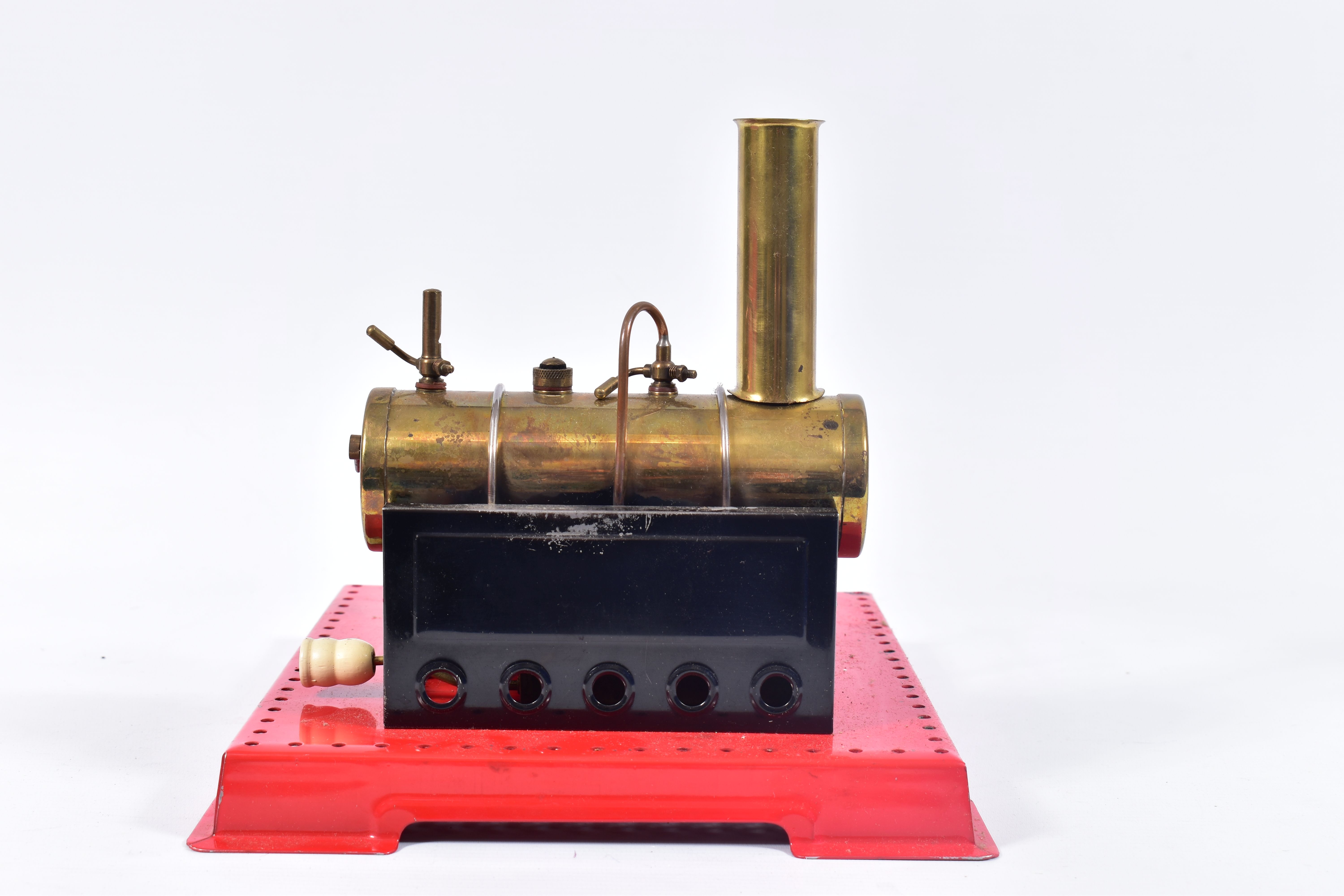 A BOXED MAMOD LIVE STEAM ENGINE, No.S.E.3, not tested, in used condition but appears largely - Bild 4 aus 6