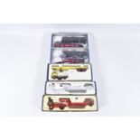 FIVE BOXED CORGI CLASSICS HEAVY HAULAGE MODELS, catalogue numbers 12801, 13501 (missing mirrors)