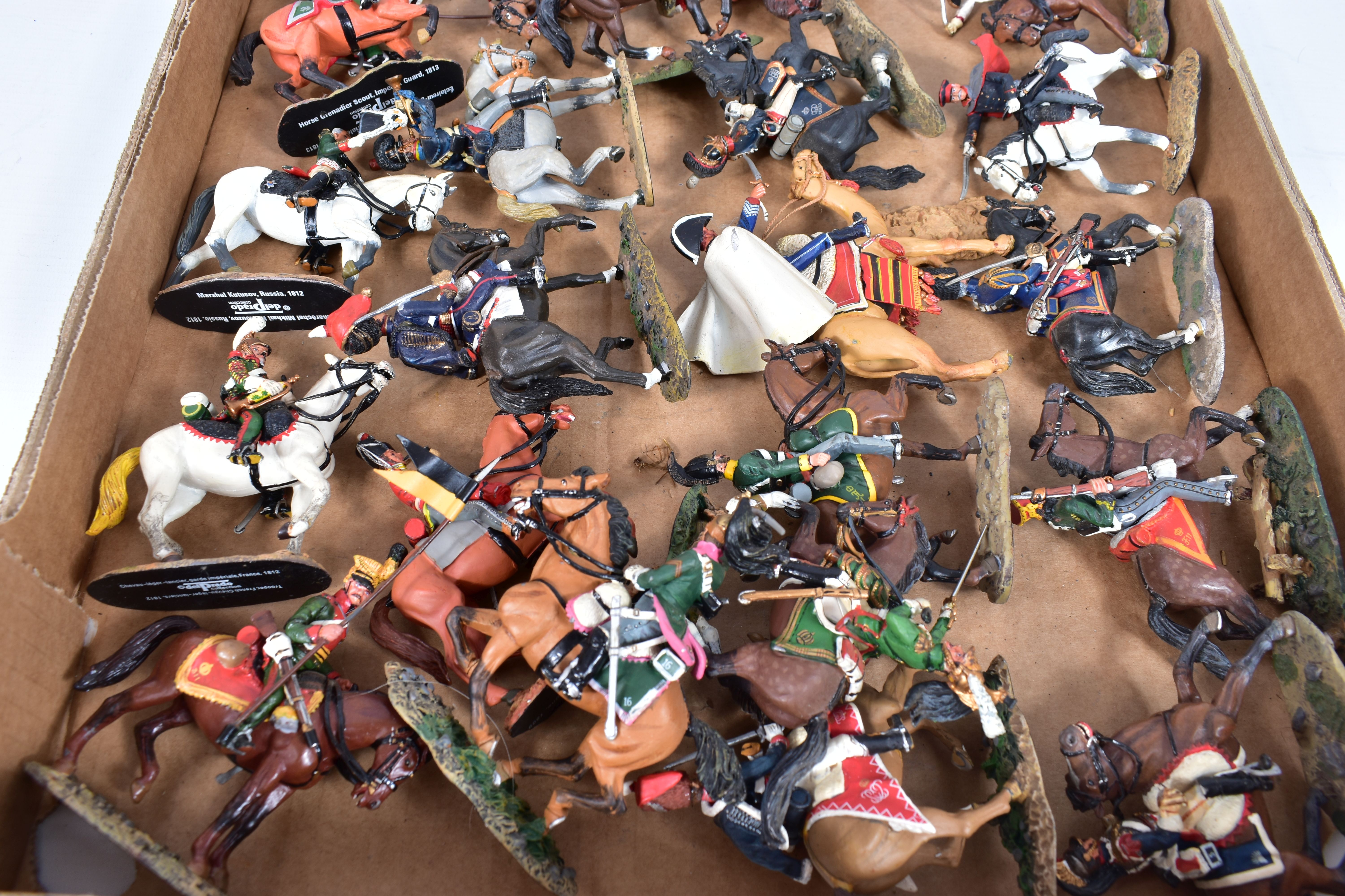 A QUANTITY OF ASSORTED LOOSE DEL PRADO MOUNTED SOLDIER FIGURES, all appear largely complete, - Image 3 of 4