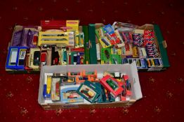 A QUANTITY OF MAINLY BOXED MODERN DIECAST VEHICLES, to include Matchbox 'Models of Yesteryear' Lledo