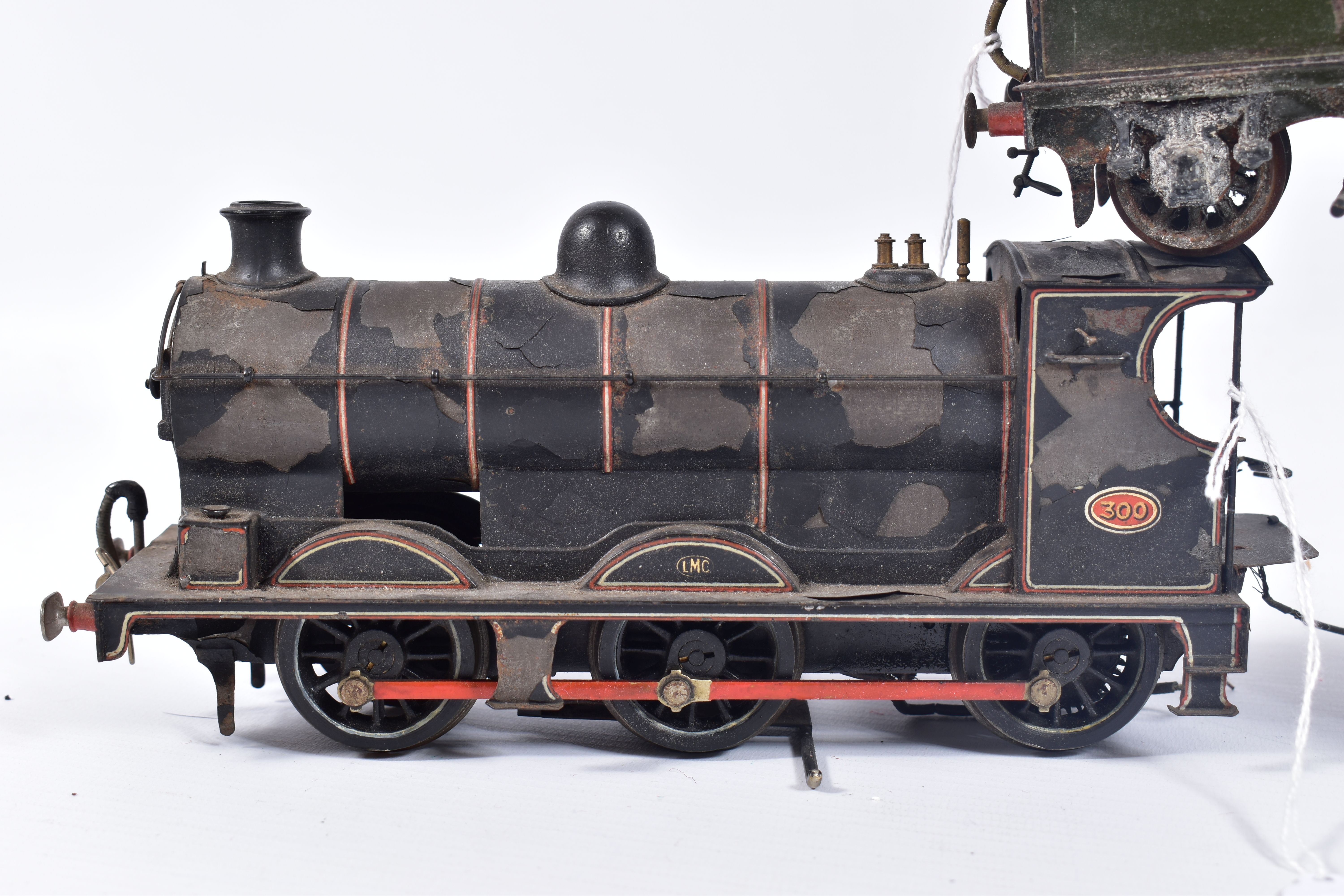 AN UNBOXED LEEDS MODEL COMPANY O GAUGE 'PICKERSGILL GOODS' 0-6-0 LOCOMOTIVE AND TENDER, No.300, - Image 4 of 7