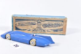 A BOXED BRITAINS BLUEBIRD LAND SPEED RECORD CAR, No.1400, two piece version with separate body and