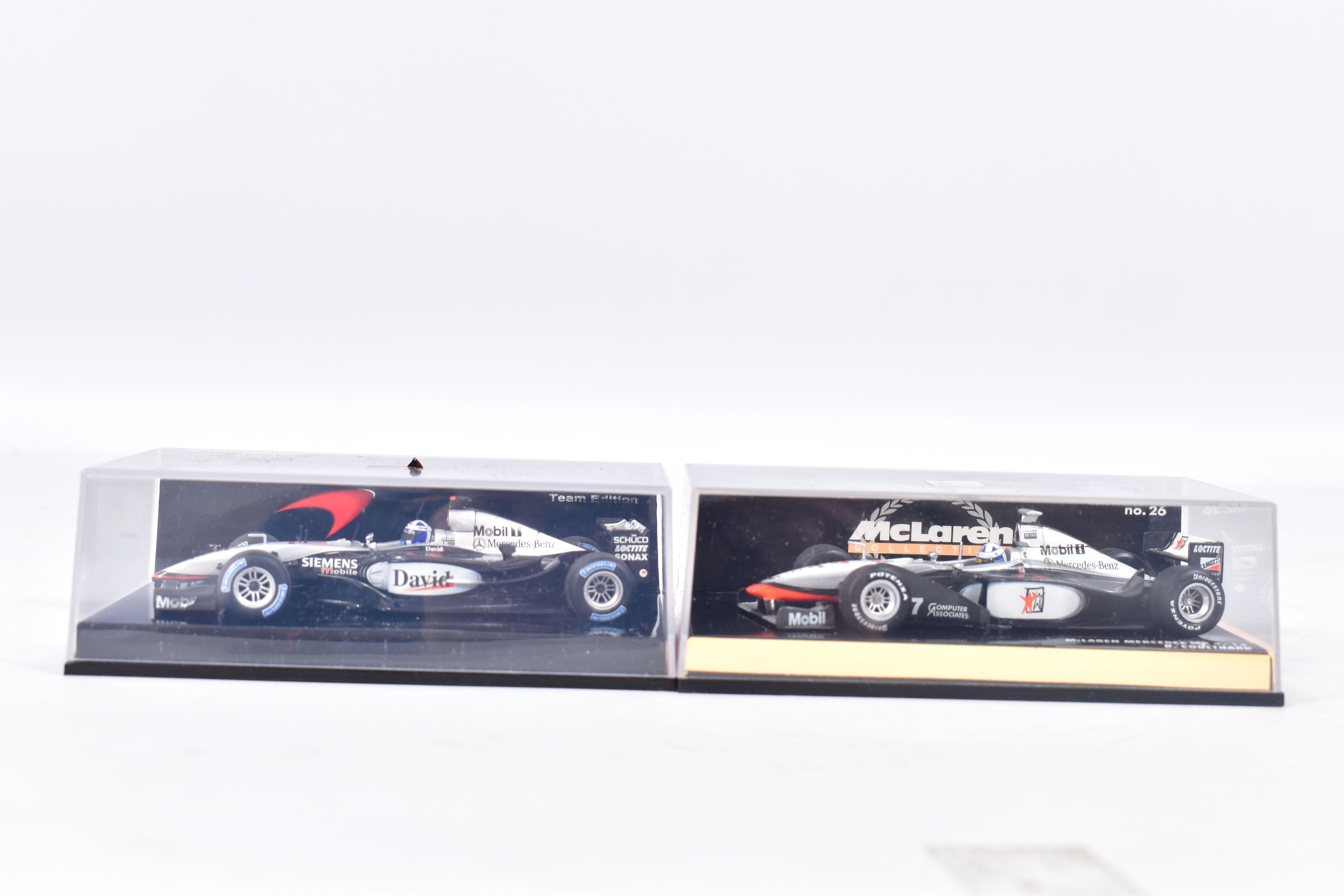 TEN BOXED ASSORTED PAUL'S MODEL ART MINICHAMPS 1:43 SCALE DIECAST F1 RACING CAR MODELS, all are - Image 5 of 6