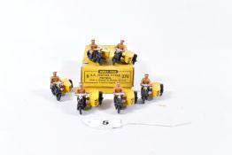 A DINKY TOYS TRADE BOX OF SIX A.A. MOTORCYCLE PATROL, No.270, complete with all six models in