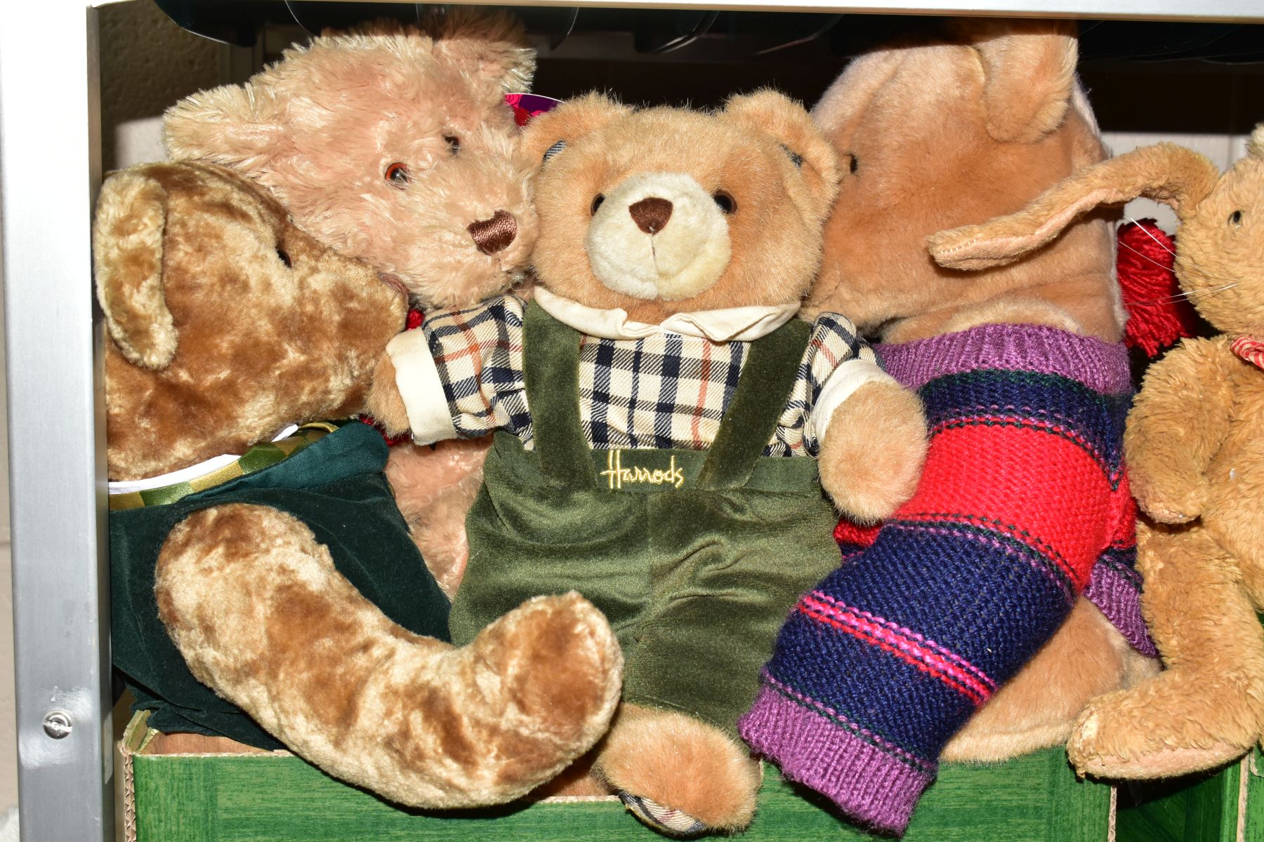 FOUR BOXES OF SOFT TOYS, approximately forty modern teddy bears and soft animals to include six - Image 3 of 6