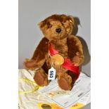 A STEIFF FOR DANBURY MINT 'THE WORLD'S FIRST TEDDY BEAR', ginger mohair, fully jointed, wearing