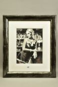 FABIAN PEREX (ARGENTINA 1967) 'ENGLISH ROSE VII', a signed artist proof, monochrome print of a