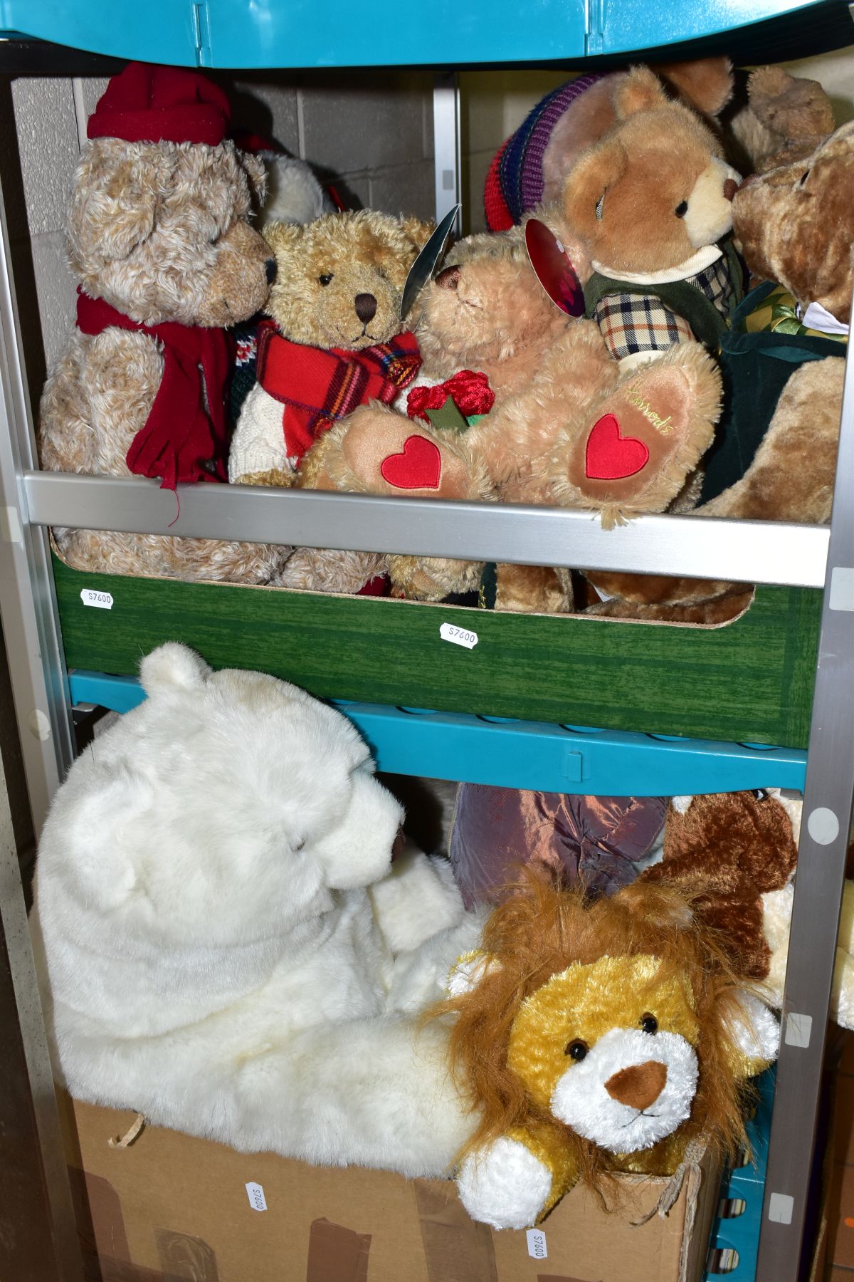 FOUR BOXES OF SOFT TOYS, approximately forty modern teddy bears and soft animals to include six - Image 6 of 6