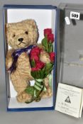 A BOXED COMPTON AND WOODHOUSE THE ANNIVERSARY HEIRLOOM BEAR, limited edition 132/5000, made by