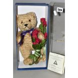 A BOXED COMPTON AND WOODHOUSE THE ANNIVERSARY HEIRLOOM BEAR, limited edition 132/5000, made by