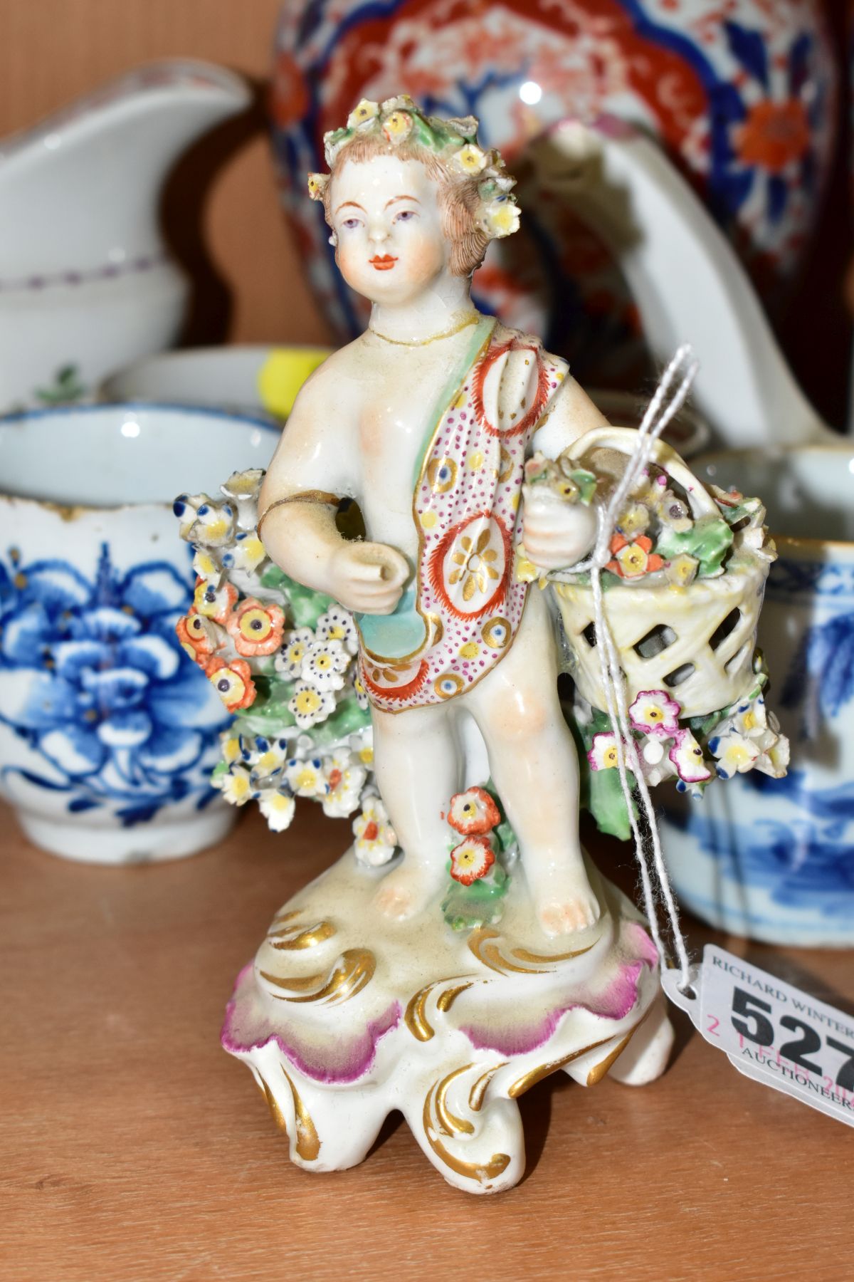 A GROUP OF 18TH AND 19TH CENTURY ENGLISH, CHINESE AND JAPANESE POTTERY AND PORCELAIN, MANY PIECES - Image 7 of 13