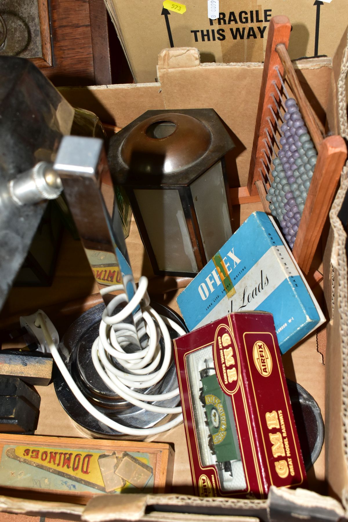 TWO BOXES AND LOOSE MIRROR, COAL BOX, BOOKS AND SUNDRY ITEMS, to include a coal box with - Image 3 of 11