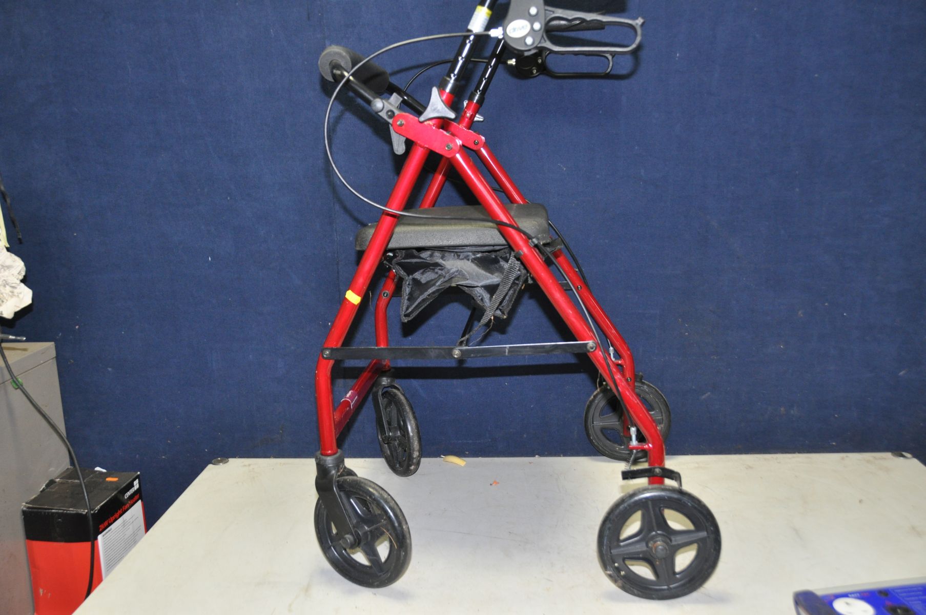 A GO GO ELITE SPORT MOBILITY SCOOTER with charger, one key, front basket and rear bag along with a - Image 3 of 3