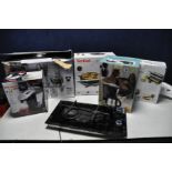 SIX ITEMS OF BRAND NEW AND BOXED KITCHEN ELECTRICALS including a Tefal Quick Cup,a Breville Antony