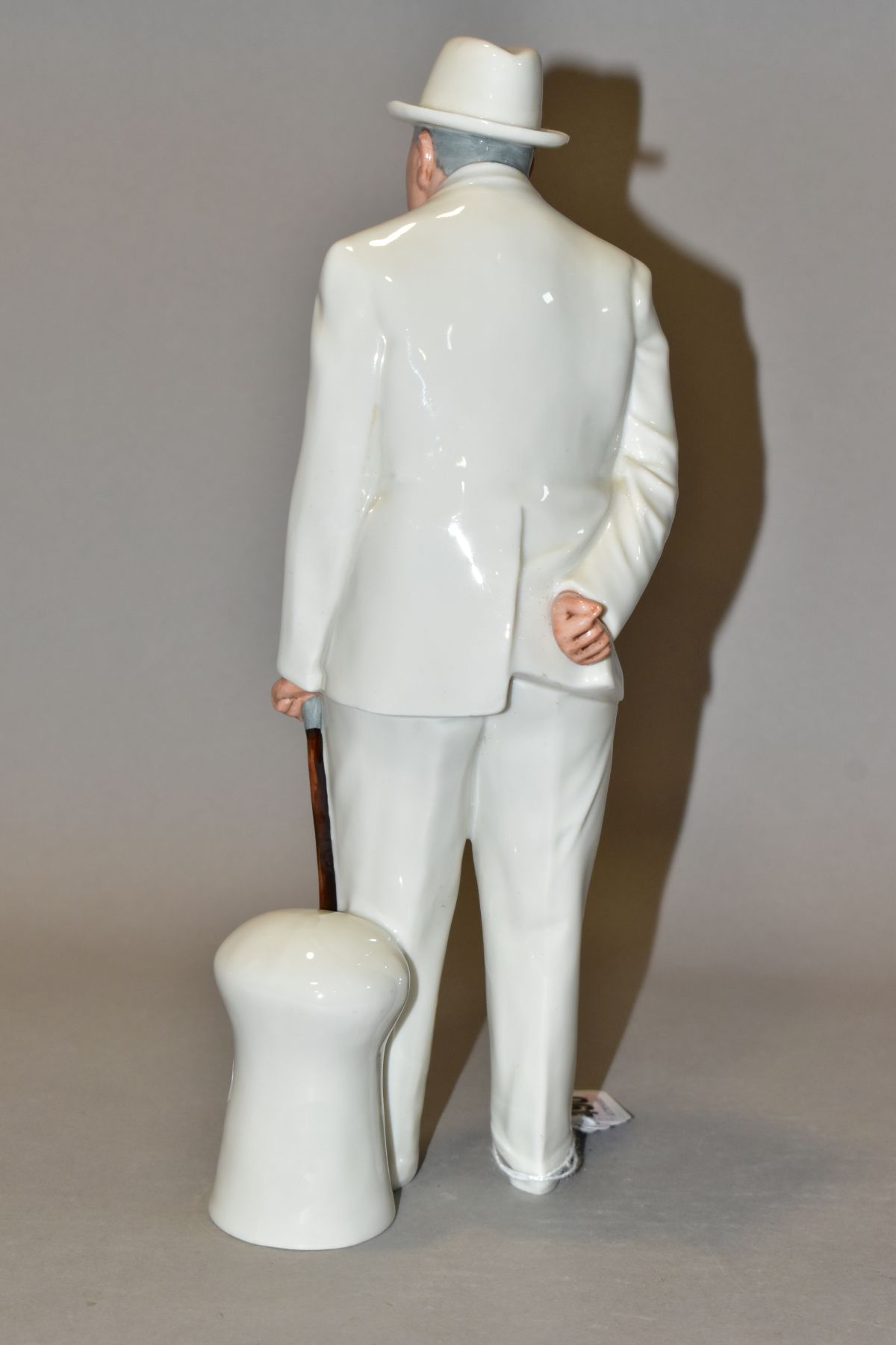A ROYAL DOULTON FIGURE 'SIR WINSTON CHURCHILL' HN3057, printed marks to the base, height 27cm ( - Image 3 of 5