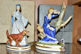 TWO BOXED ROYAL WORCESTER LIMITED EDITION FIGURES FROM THE VICTORIAN SERIES, comprising 'Cecilia',