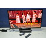 A SONY KDL-32R403C 32in TV with remote and LG Blu-ray player with remote (both PAT pass and