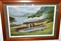 DECORATIVE PRINTS ETC, TO INCLUDE DON BRECKON, 'Sky boat train' and 'Morning delivery', H Spencer