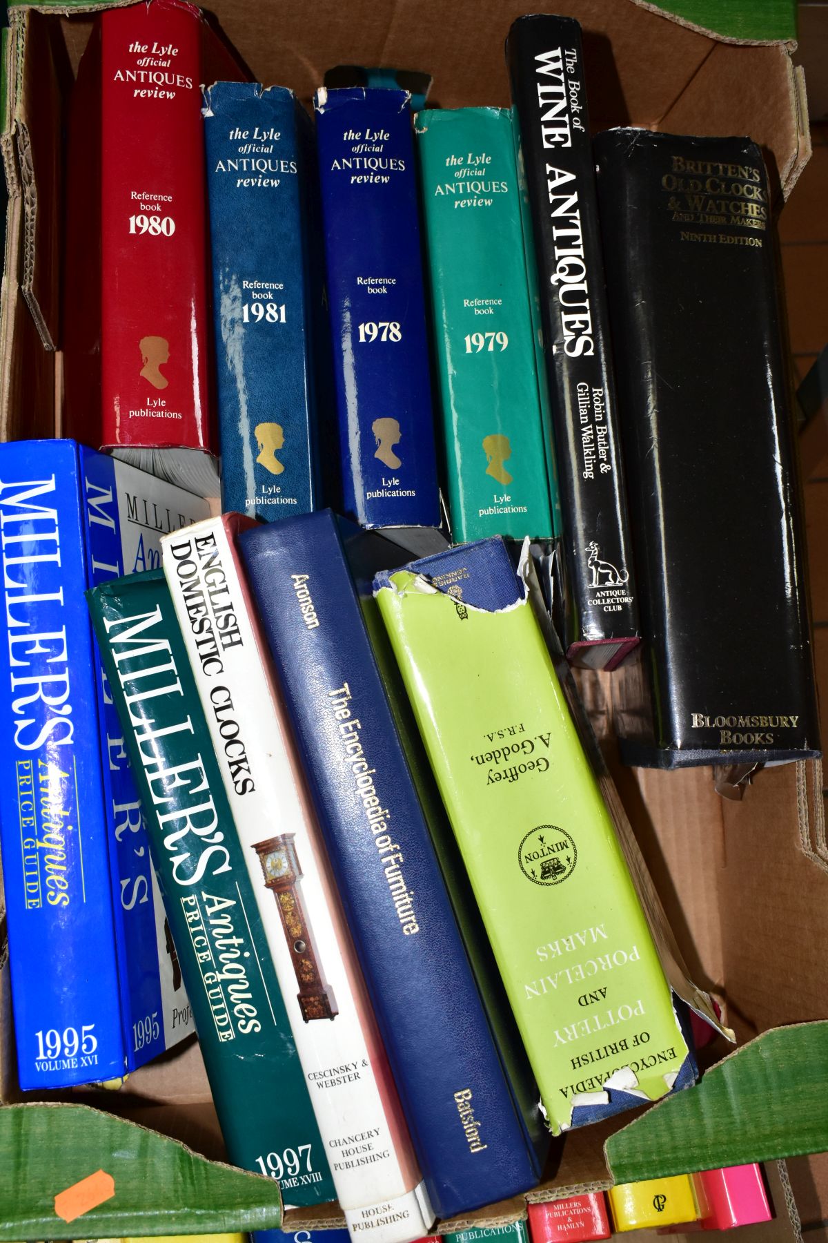 FOUR BOXES OF BOOKS, approximately fifty six titles, Miller's Antiques Price Guides 1982 - 2015, - Image 5 of 5