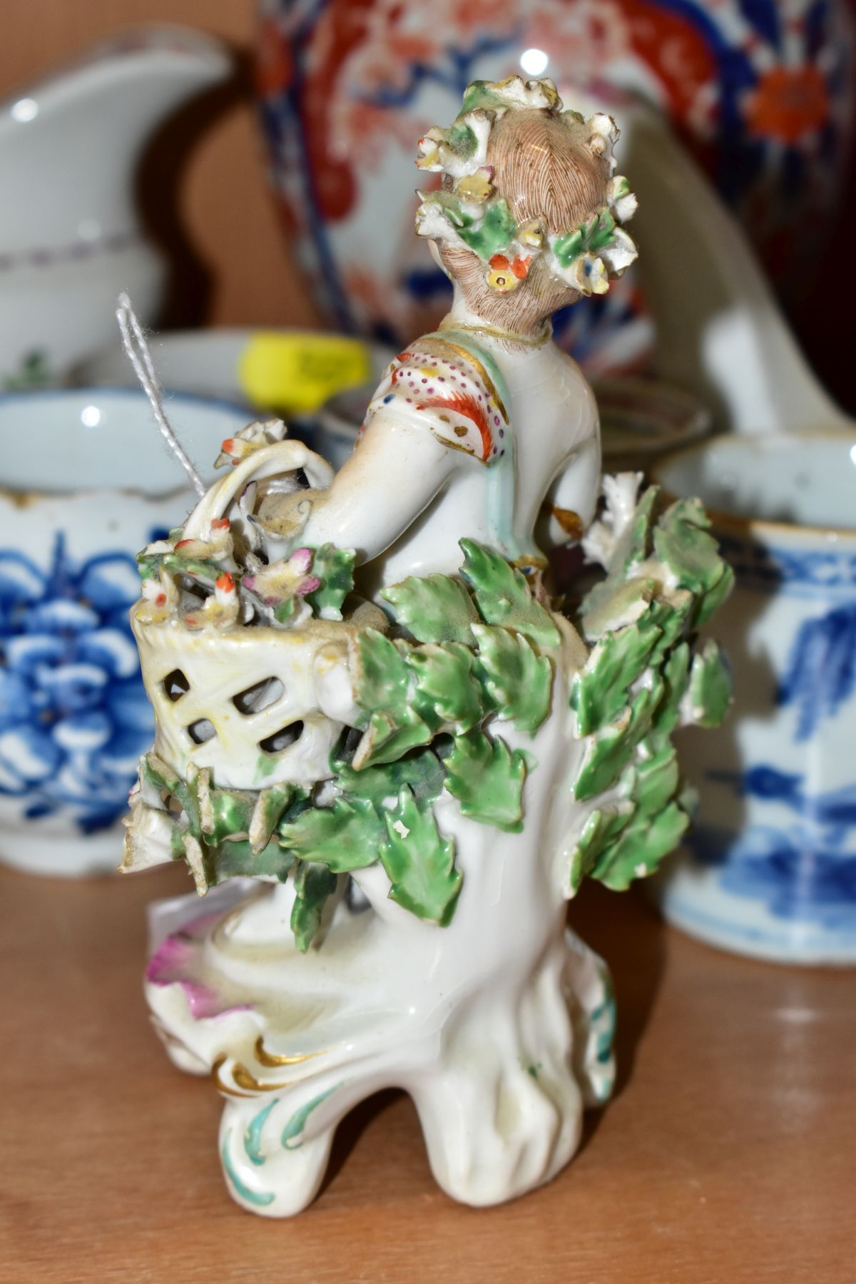 A GROUP OF 18TH AND 19TH CENTURY ENGLISH, CHINESE AND JAPANESE POTTERY AND PORCELAIN, MANY PIECES - Image 9 of 13