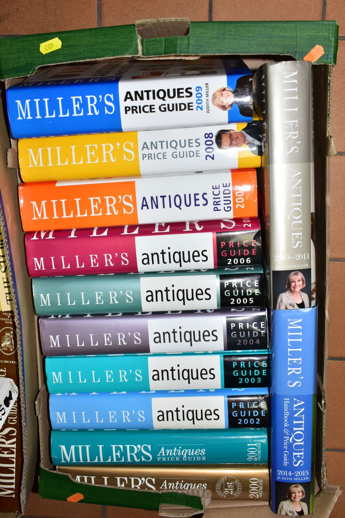 FOUR BOXES OF BOOKS, approximately fifty six titles, Miller's Antiques Price Guides 1982 - 2015, - Image 2 of 5