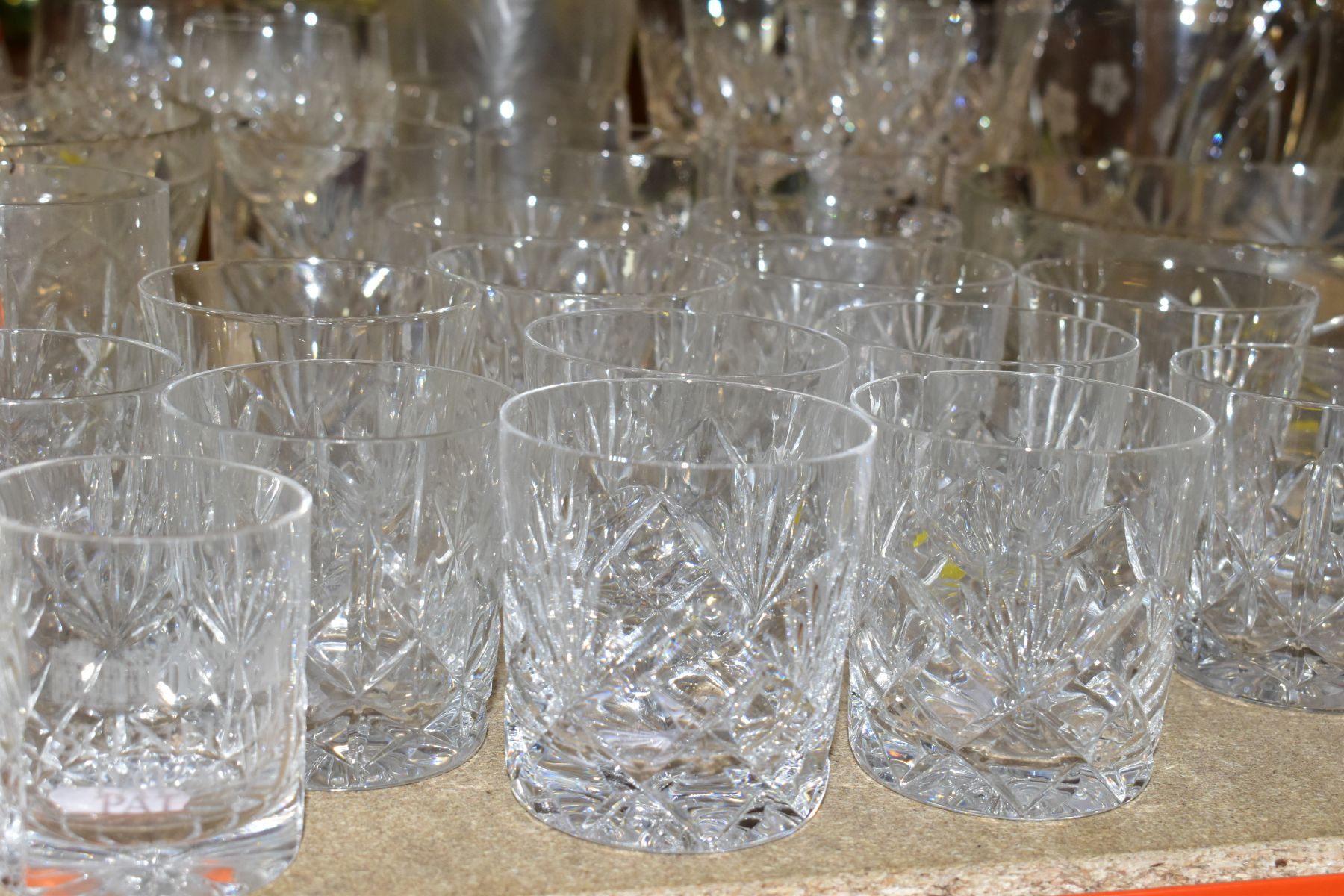 A QUANTITY OF CUT GLASS AND CRYSTAL ITEMS, approximately forty pieces to include a Royal Doulton - Image 3 of 10