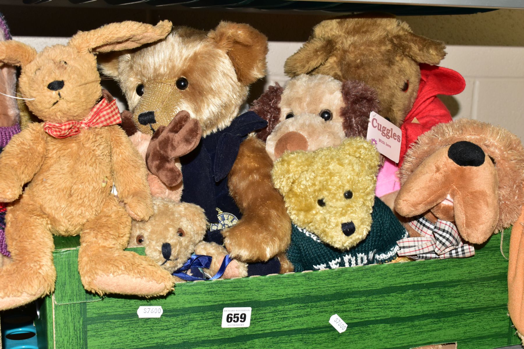 FOUR BOXES OF SOFT TOYS, approximately forty modern teddy bears and soft animals to include six - Image 2 of 6