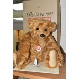 A BOXED LIMITED EDITION STEIFF 'BEAR 28 PB 1904', no.4745/7000, light brown wavy mohair, jointed,