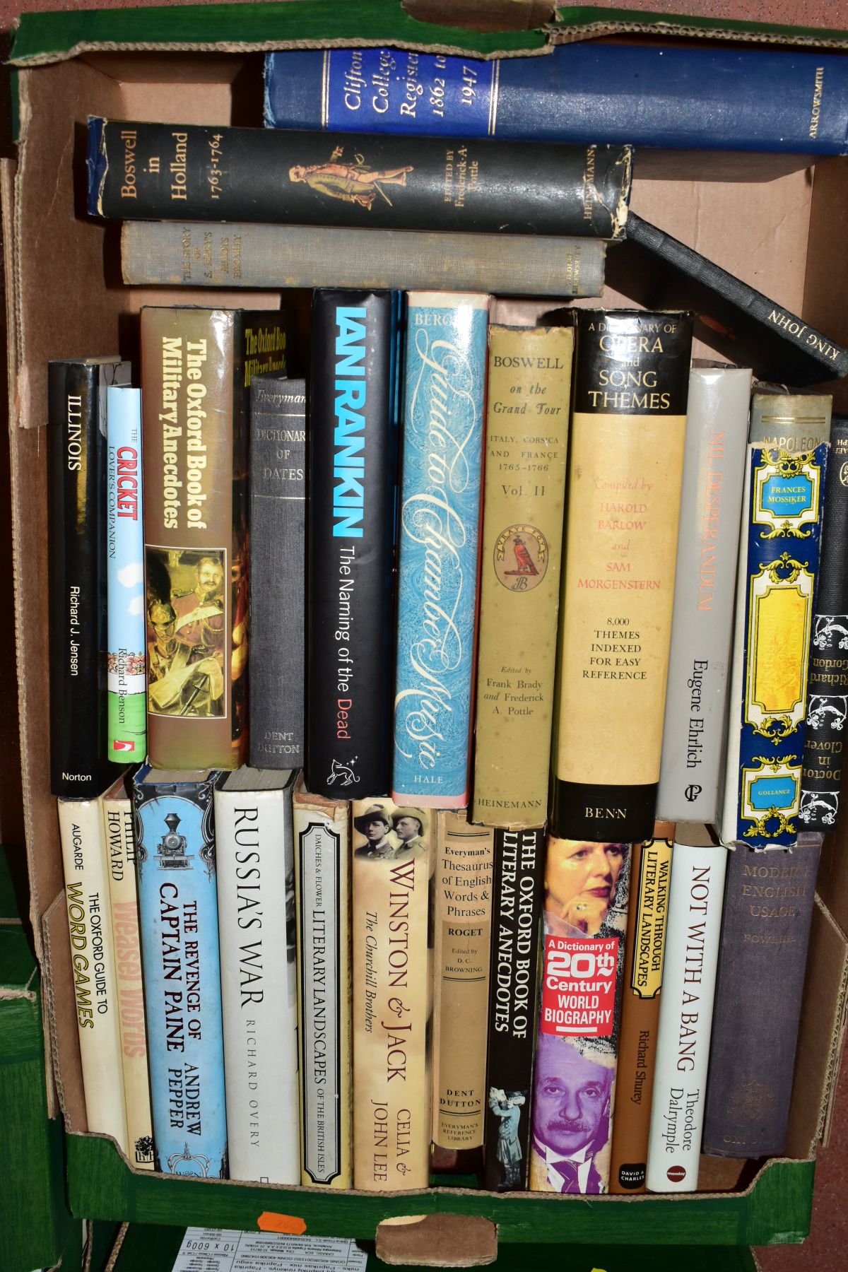 FIVE BOXES OF BOOKS, containing approximately one hundred to one hundred and twenty mainly - Image 3 of 6