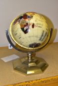 A MODERN TABLE GLOBE, probably dating from early this century due to country names, countries