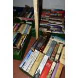 FIVE BOXES OF BOOKS, containing approximately one hundred to one hundred and twenty mainly