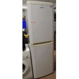 A TALL BEKO FRIDGE FREEZER width 60cm x depth 60cm x height 188cm (PAT pass and working at 5 and -