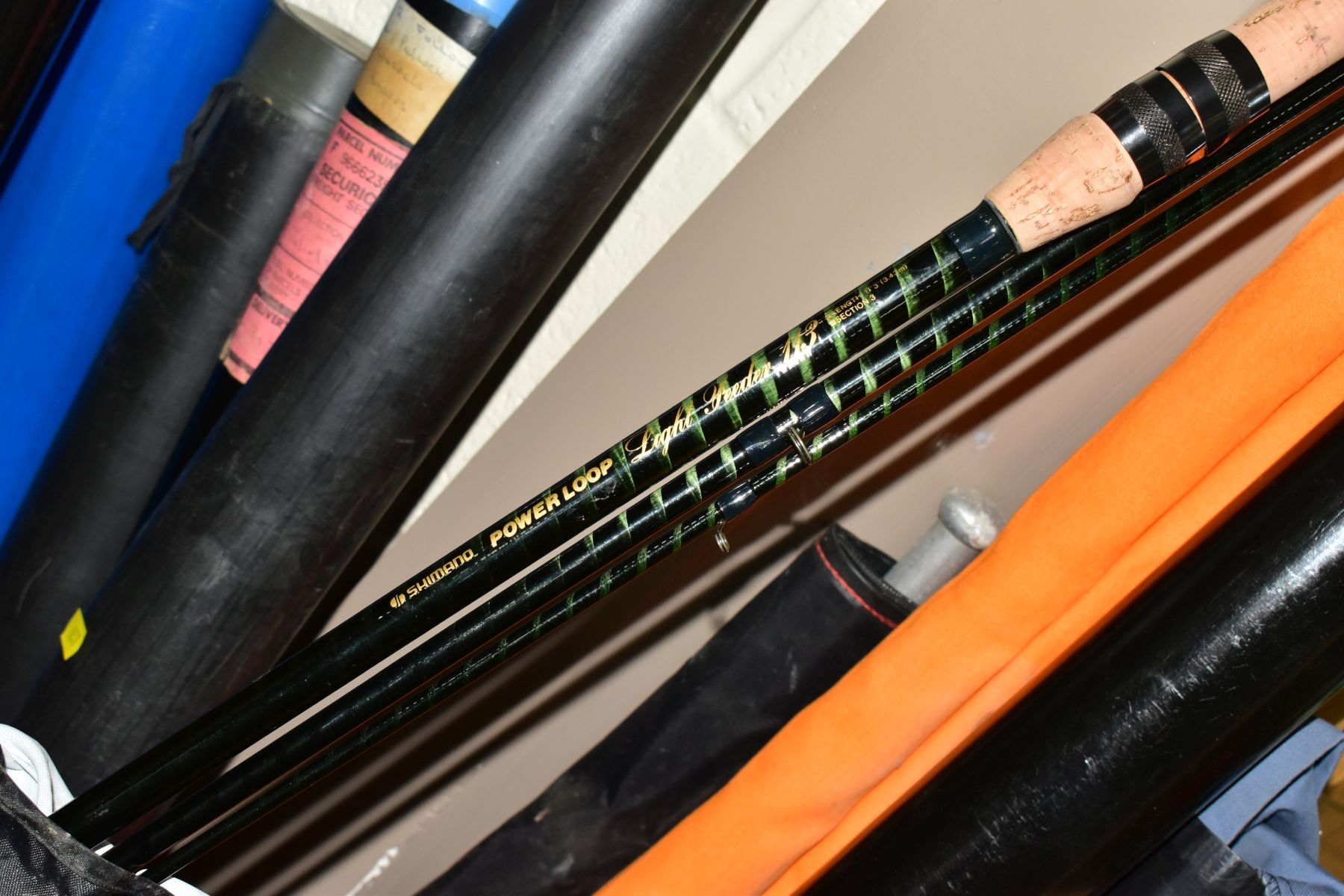 A QUANTITY OF FISHING RODS, REELS, NETS AND OTHER EQUIPMENT, to include Shakespeare and Seal rods, - Image 14 of 14