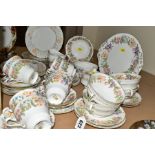 A PARAGON / ROYAL ALBERT 'COUNTRY LANE' PATTERN PART DINNER SERVICE, ETC, comprising five Paragon