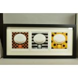 DOUG HYDE (BRITISH 1972) 'BRONZE, SILVER, GOLD', a limited edition print 152/395 depicting three