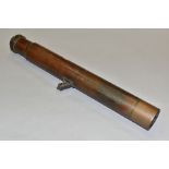 A W WATSON AND SONS LTD WORLD WAR ONE BRASS MILITARY TELESCOPE marked G S Telescope x 8 1400 W