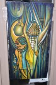 FRED KAKINDA KIZITO (UGANDA 1965) 'PLANTS OF HOPE', anthropomorphic plants having human features,