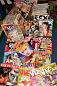 THREE BOXES OF MAGAZINES, to include ninety Smash Hits magazines dating between 1987 and 1994 with