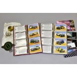 A BOX OF MOTORING ITEMS, comprising a Bentley Drivers Club badge by J Fray Ltd, Birmingham, with